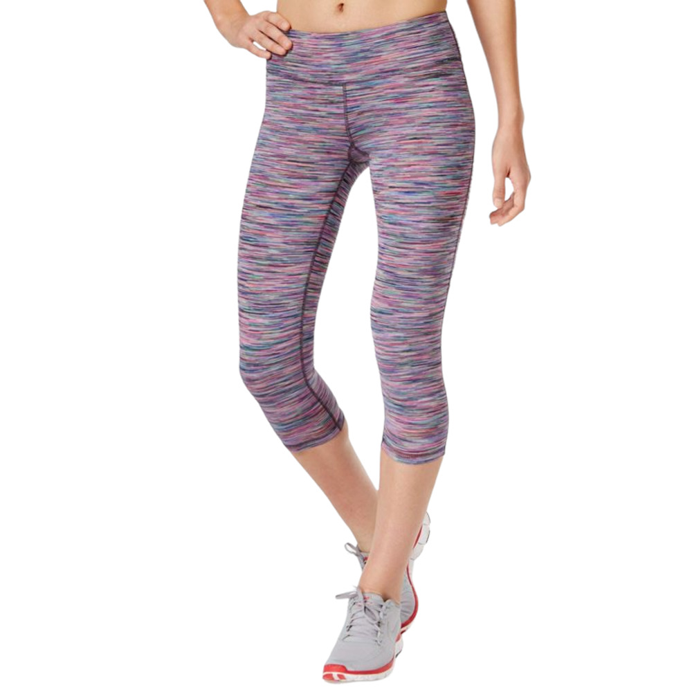 IDEOLOGY Pink Spring Space Print Cropped Leggings Workout Active Yoga Small